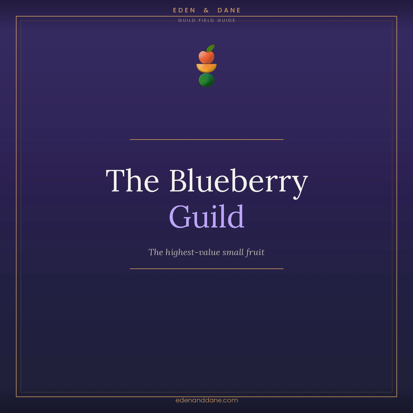 Blueberry Guild Field Guide